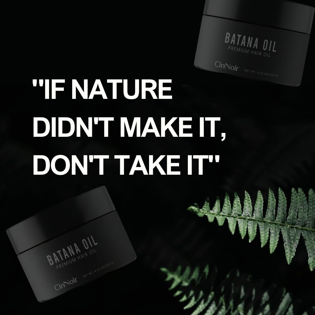 CinNoir Dr Sebi Batana Oil smoky coffee scent enhances routine.