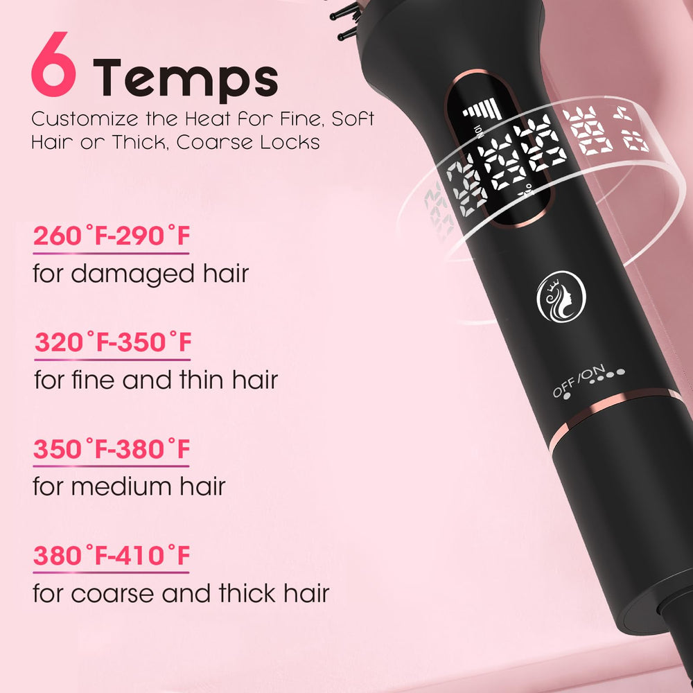 CINOSTAR 360-degree swivel cord prevents tangles while you style.