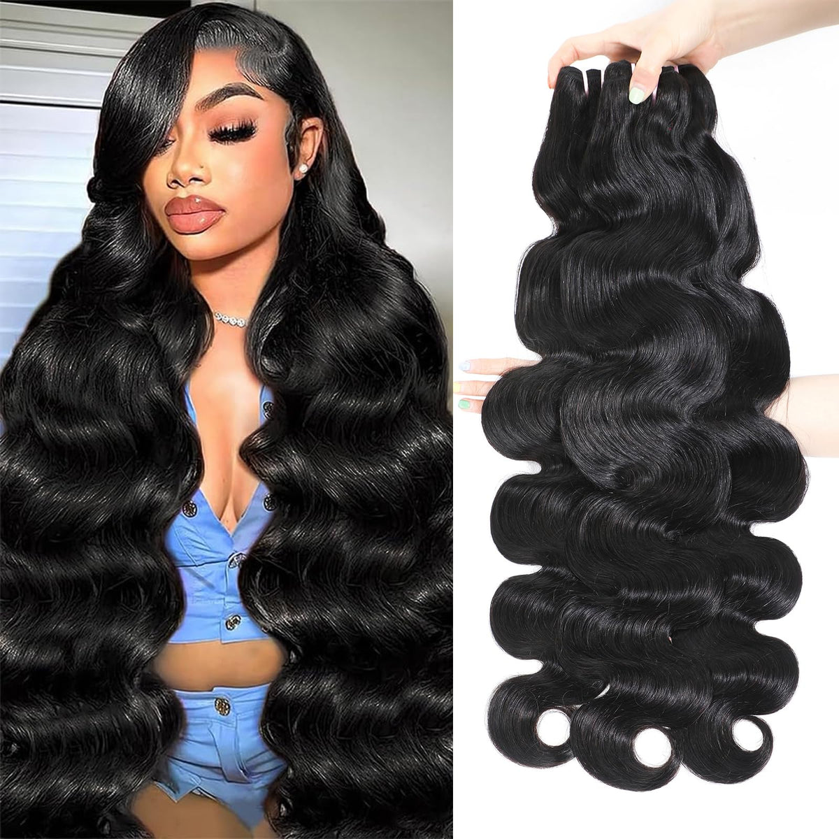 Ciracevi 15A raw Indian body wave bundle in 20-inch for seamless natural blend.
