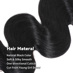 Ciracevi 15A Indian body wave bundles in 24-inch for dramatic length.