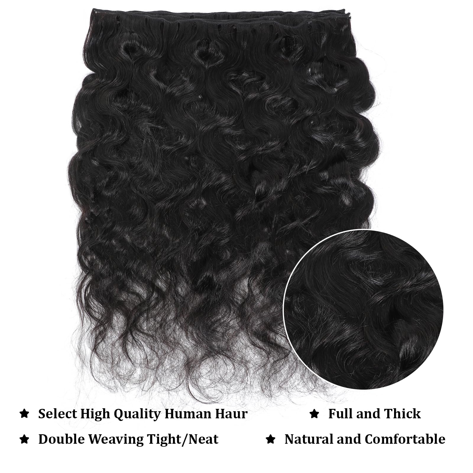Ciracevi hair bundle density and weft closeup highlights thick, tangle-free seams.