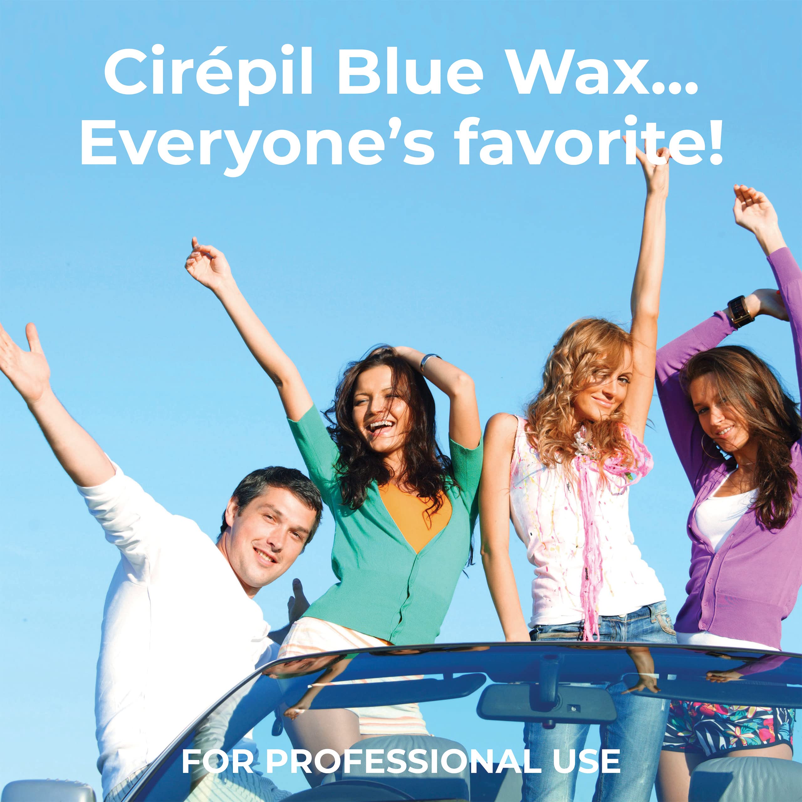 Cirepil Blue wax tin professional salon-grade results