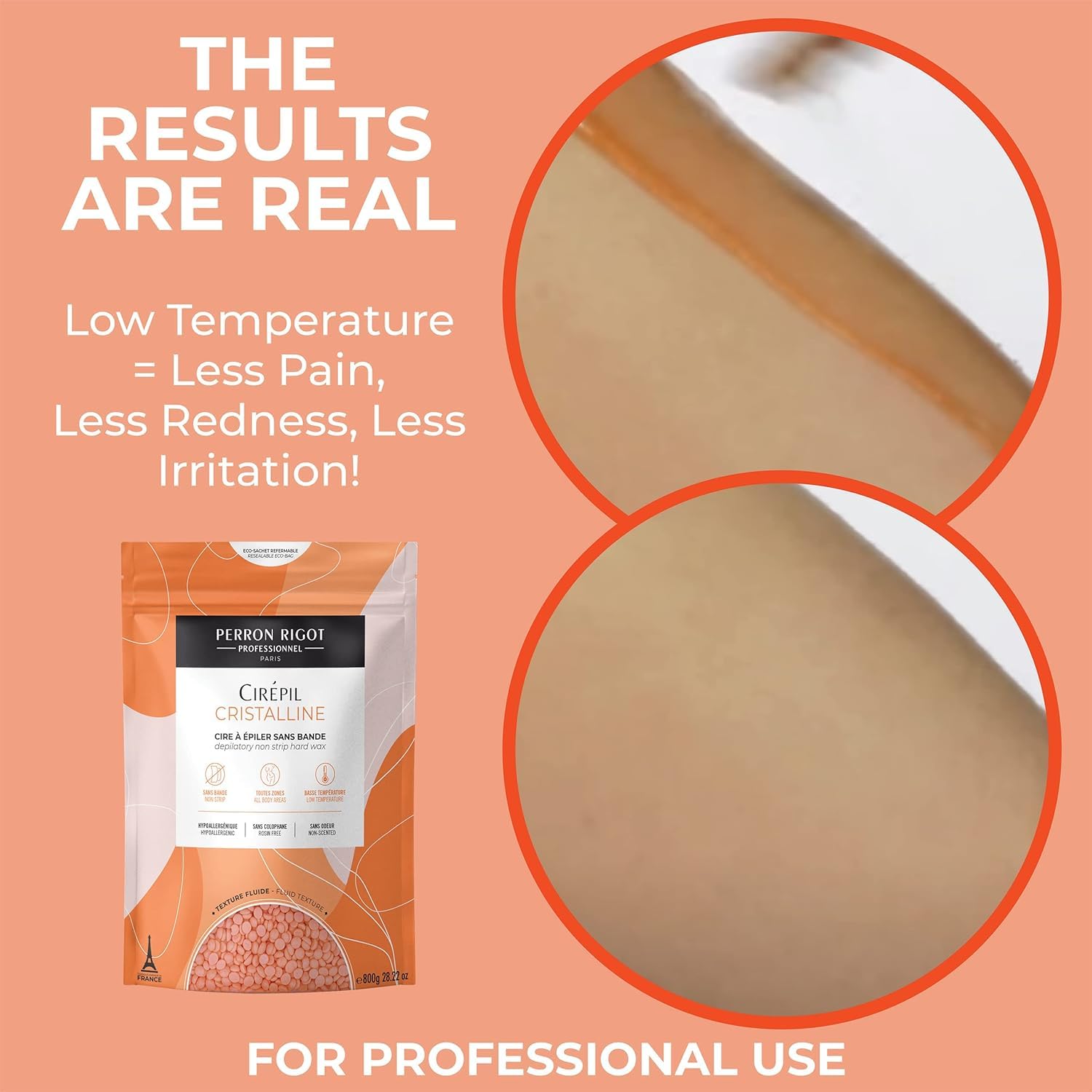 Cirepil Cristalline low-temperature setup — safer, more comfortable waxing sessions.