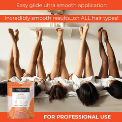Cirepil Cristalline rosin-free formula — gentle option for sensitive skin during waxing.