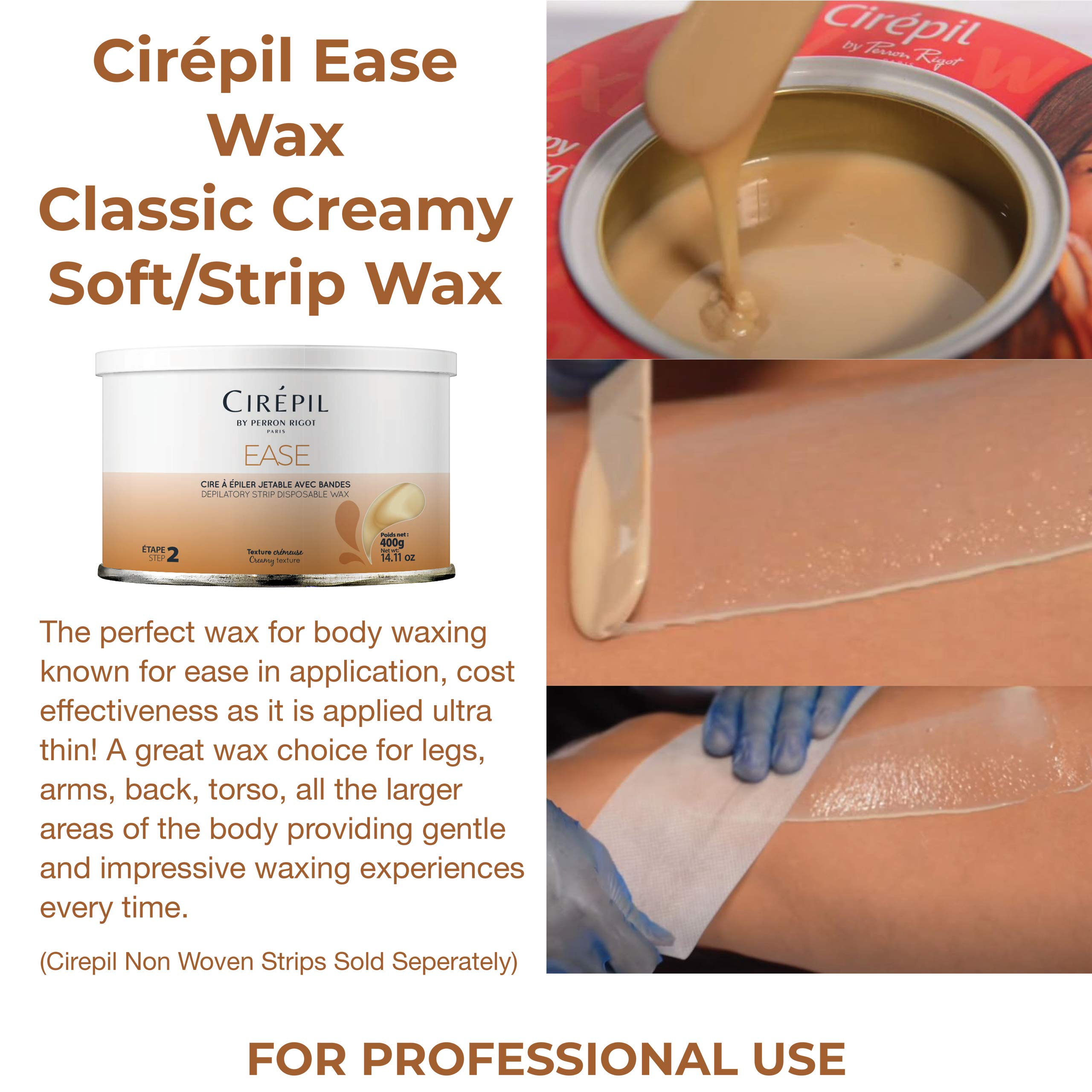Cirepil Ease Wax professional-use setup aligns with salon routines.