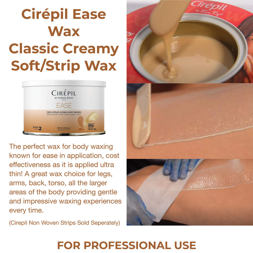 Cirepil Ease Wax professional-use setup aligns with salon routines.
