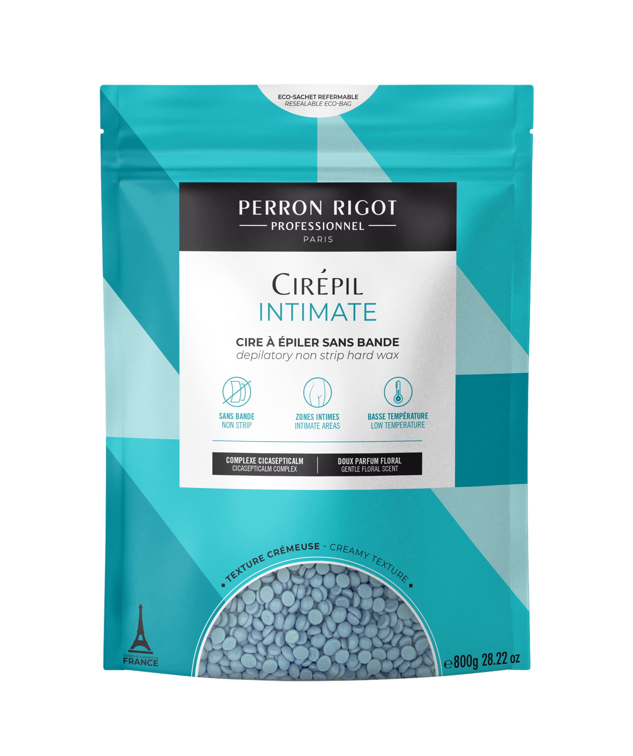 Cirepil intimate wax beads 800g bag ready for professional use.