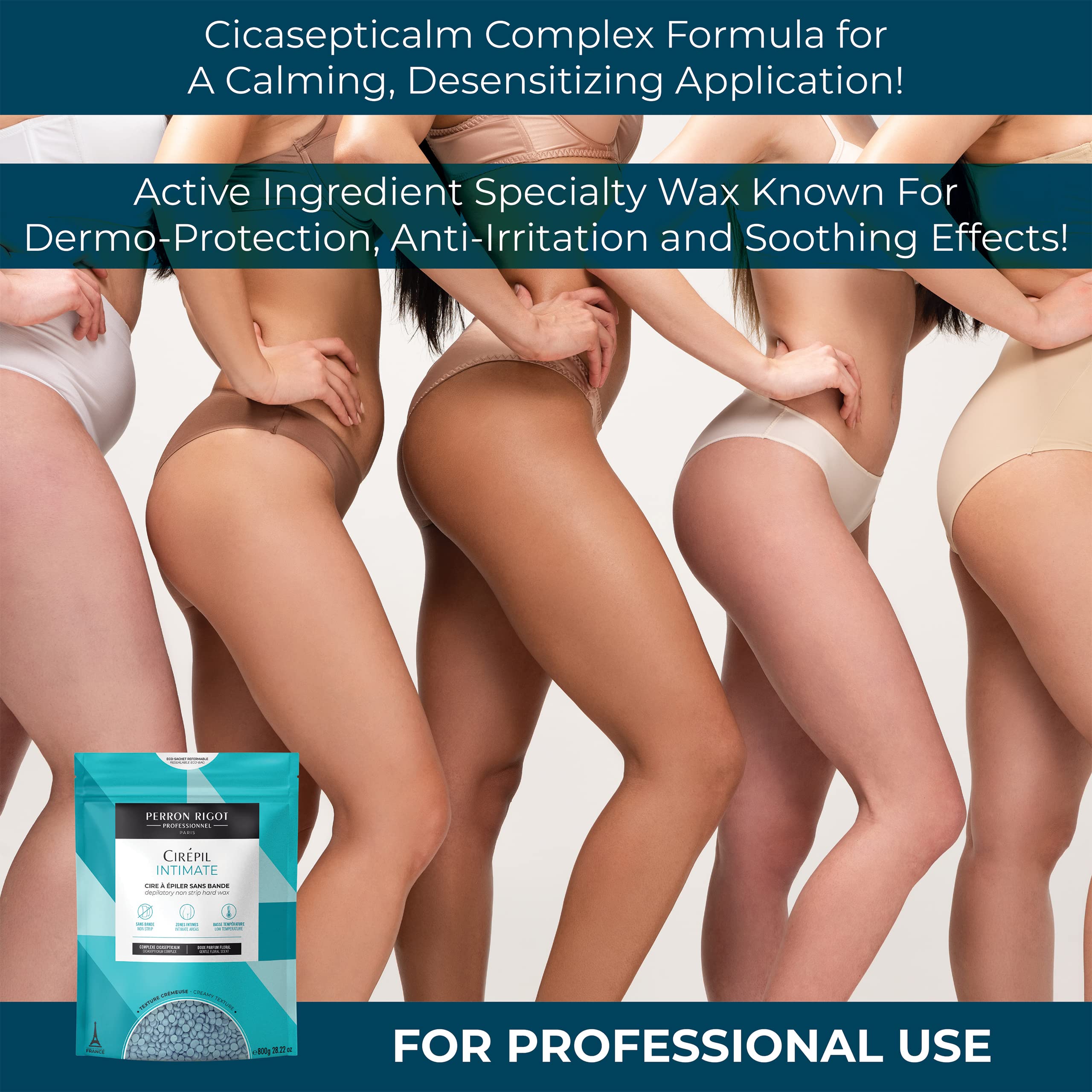 Cirepil lotion and oil post wax care for soothing finish.