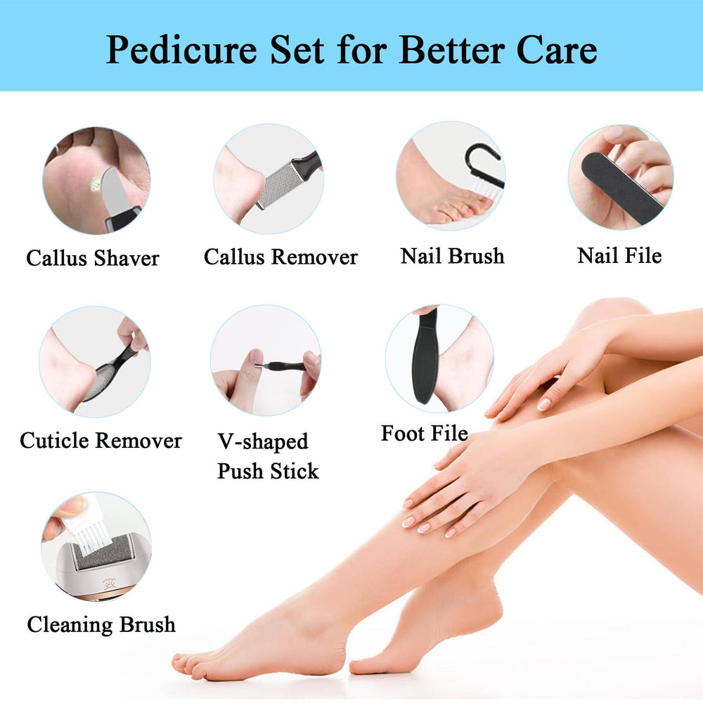 CIVYPRO battery status indicator helps plan foot care sessions.
