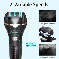 CIVYPRO 13-in-1 pedicure kit contents including exfoliator and brush