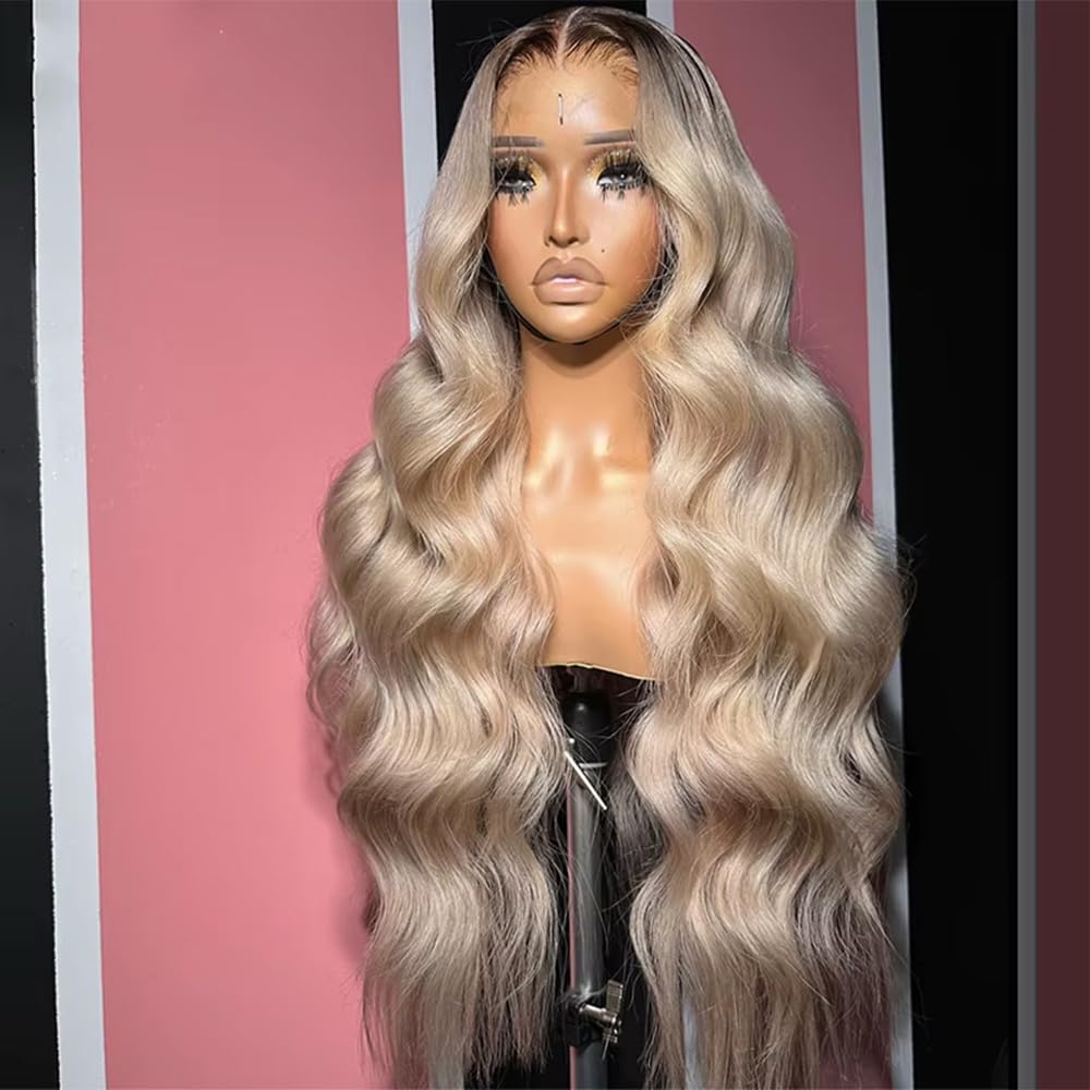 CIYOO HD lace front close-up highlights realistic scalp look and bleached knots.