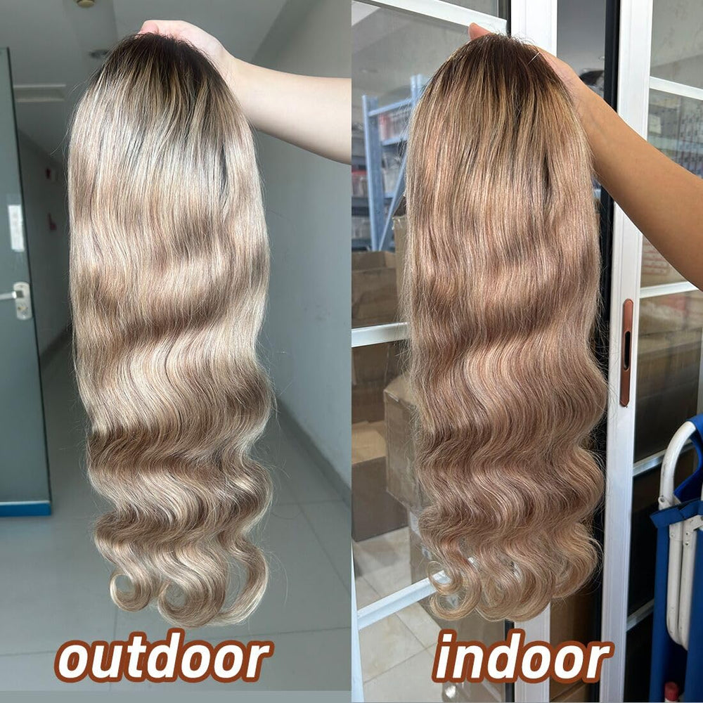 CIYOO HD transparent lace front wig offers invisible hairline for seamless blend.