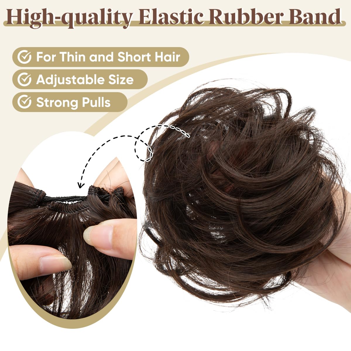 CJL HAIR Sahara Beige styled updo demonstrates versatile cat-ear shapes