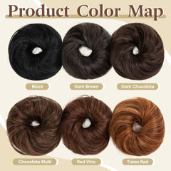 CJL HAIR dark brown color mix design blends with natural tones.