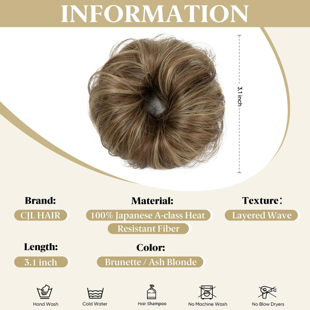 CJL HAIR cat-ears bun hairpiece offers playful style options