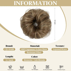 CJL HAIR cat-ears bun hairpiece offers playful style options