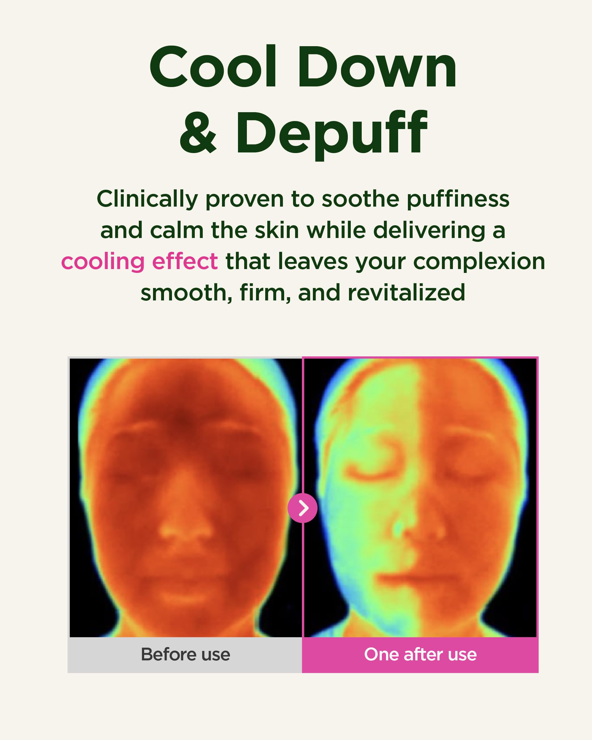 CKD Guasha serum roller in use demonstrating massage for potential lift and glow.
