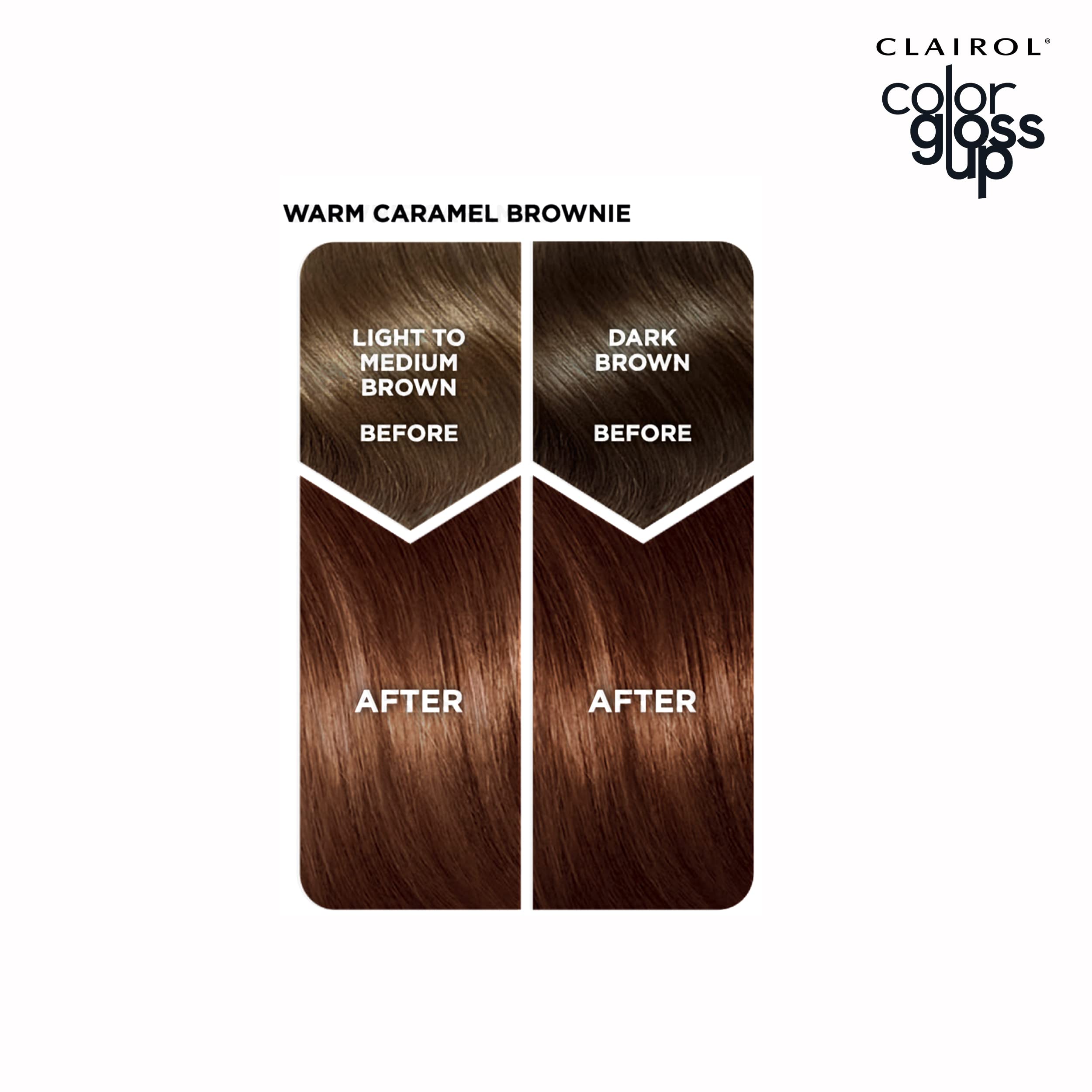In-shower conditioning with Clairol Color Gloss Up formula