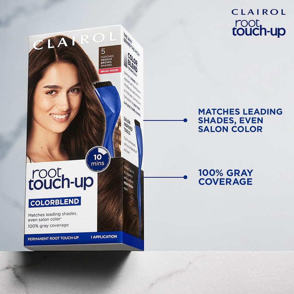 Clairol ColorBlend Technology ensures seamless root-to-tip blending.
