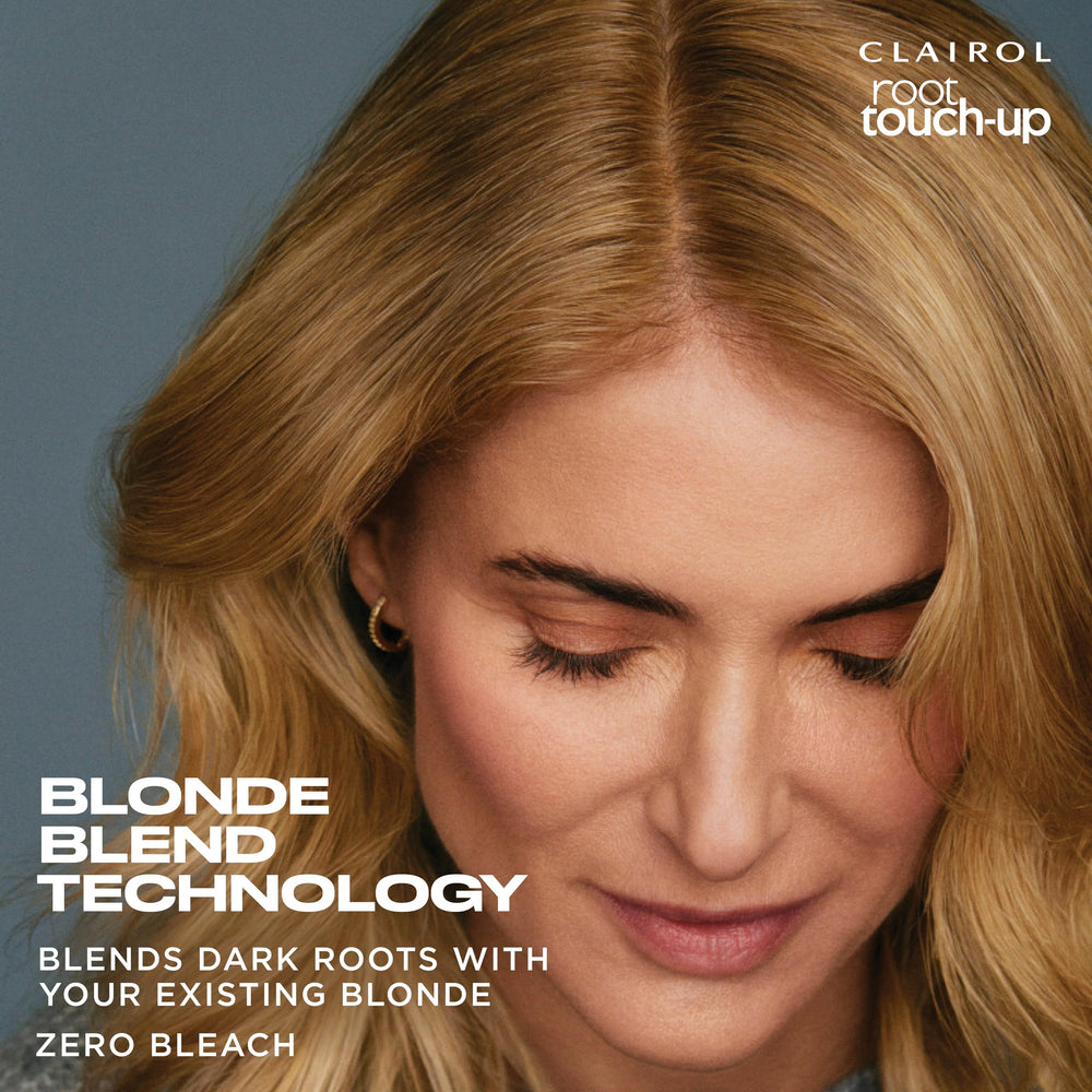 Clairol Lightened roots no-bleach option highlights convenience.