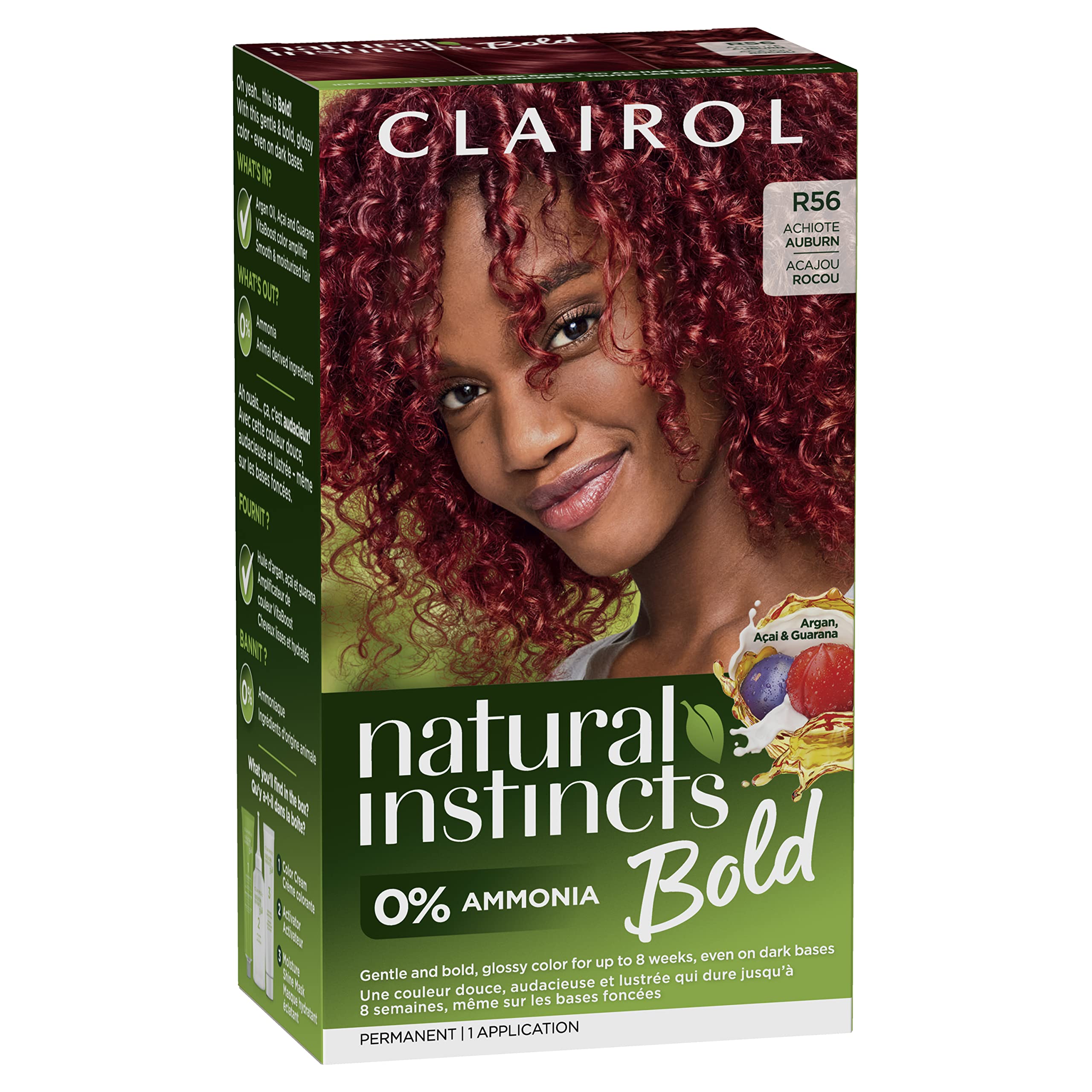 Activador de Clairol Natural Instincts Bold para mezcla suave y uniforme.