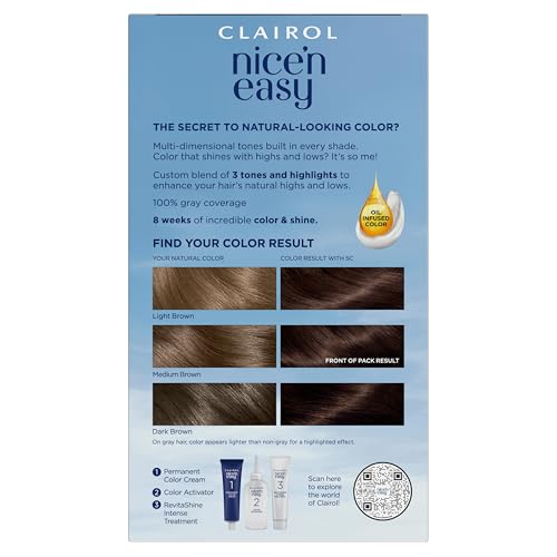 Clairol Nice'n Easy activator bottle blends color for consistent results.