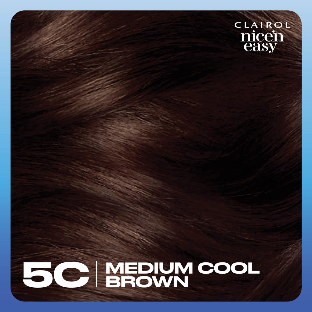 Clairol Nice'n Easy rich color results with long-lasting vibrancy.