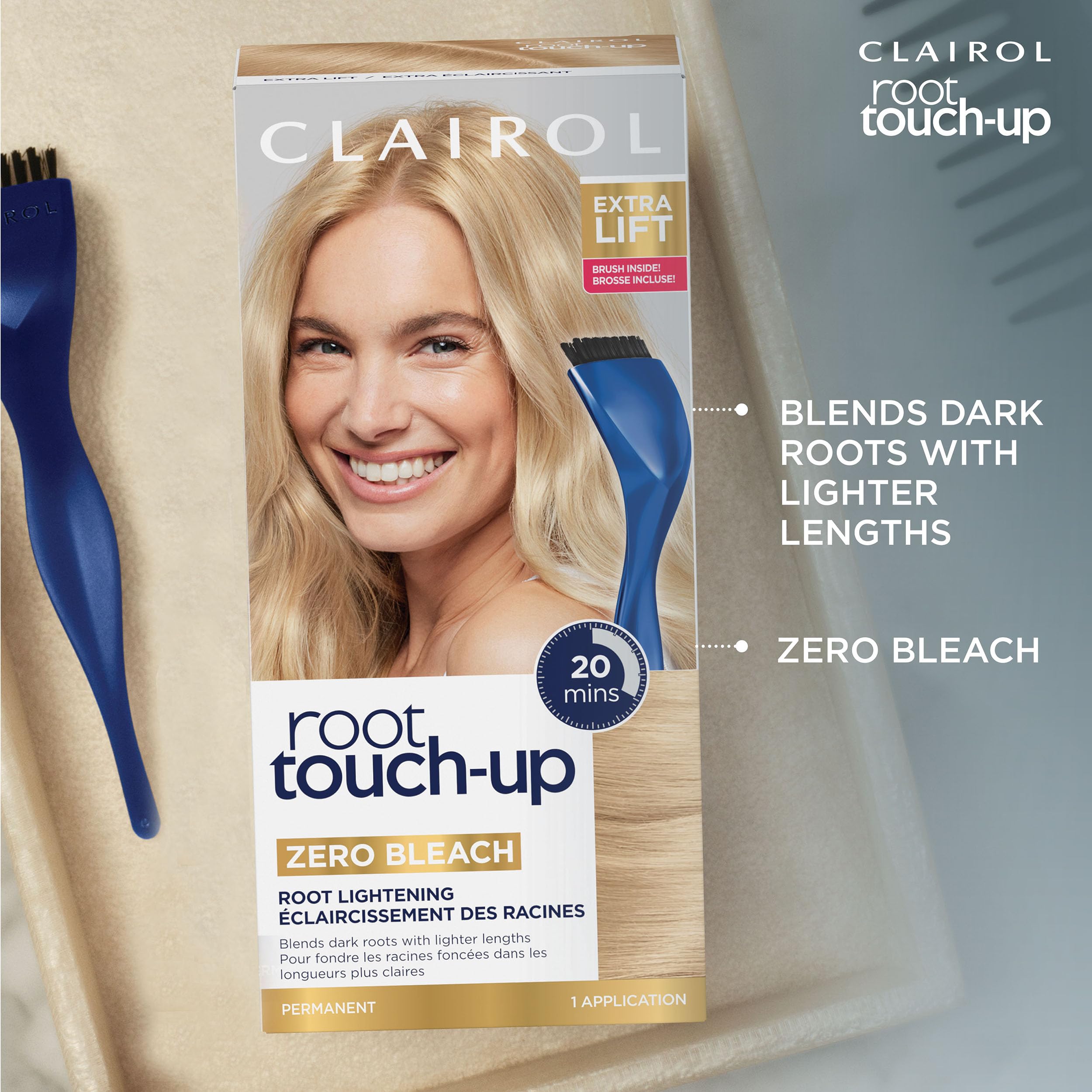 Clairol Protective gloves in-pack protect hands during application.
