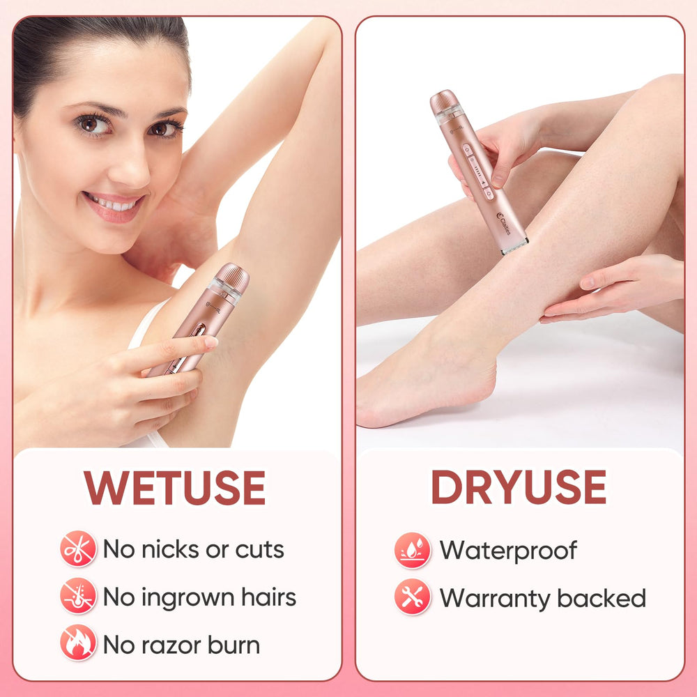 Claities easy-clean removable head demonstrates simple maintenance after use.