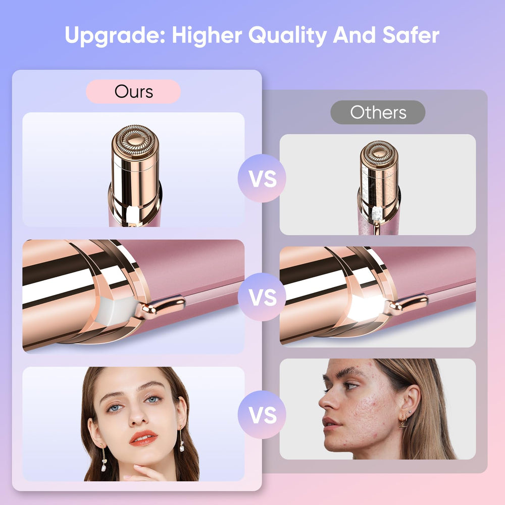 Claities safe-painless-head glides smoothly for irritation-free shaping.
