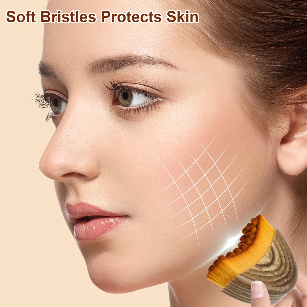 Clapery lymphatic contour brush 2-pack included provides value and flexibility.