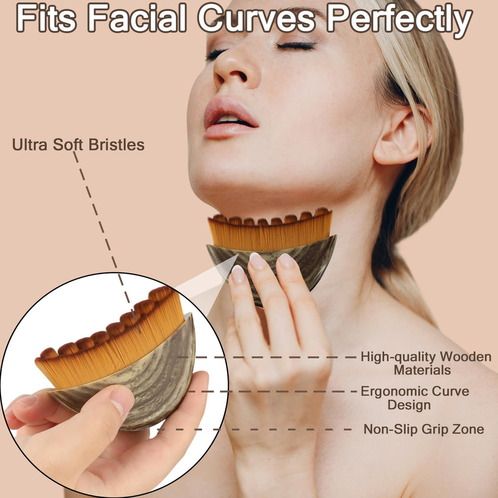 Clapery lymphatic contour brush waterproof material is easy to clean after sessions.