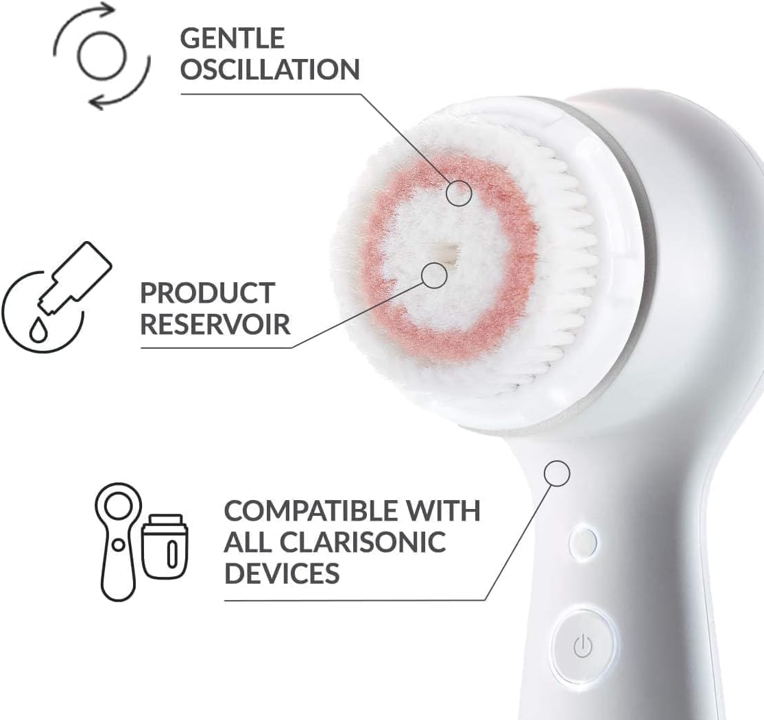 Clarisonic cleansing system two-speed dial for customizable cleansing