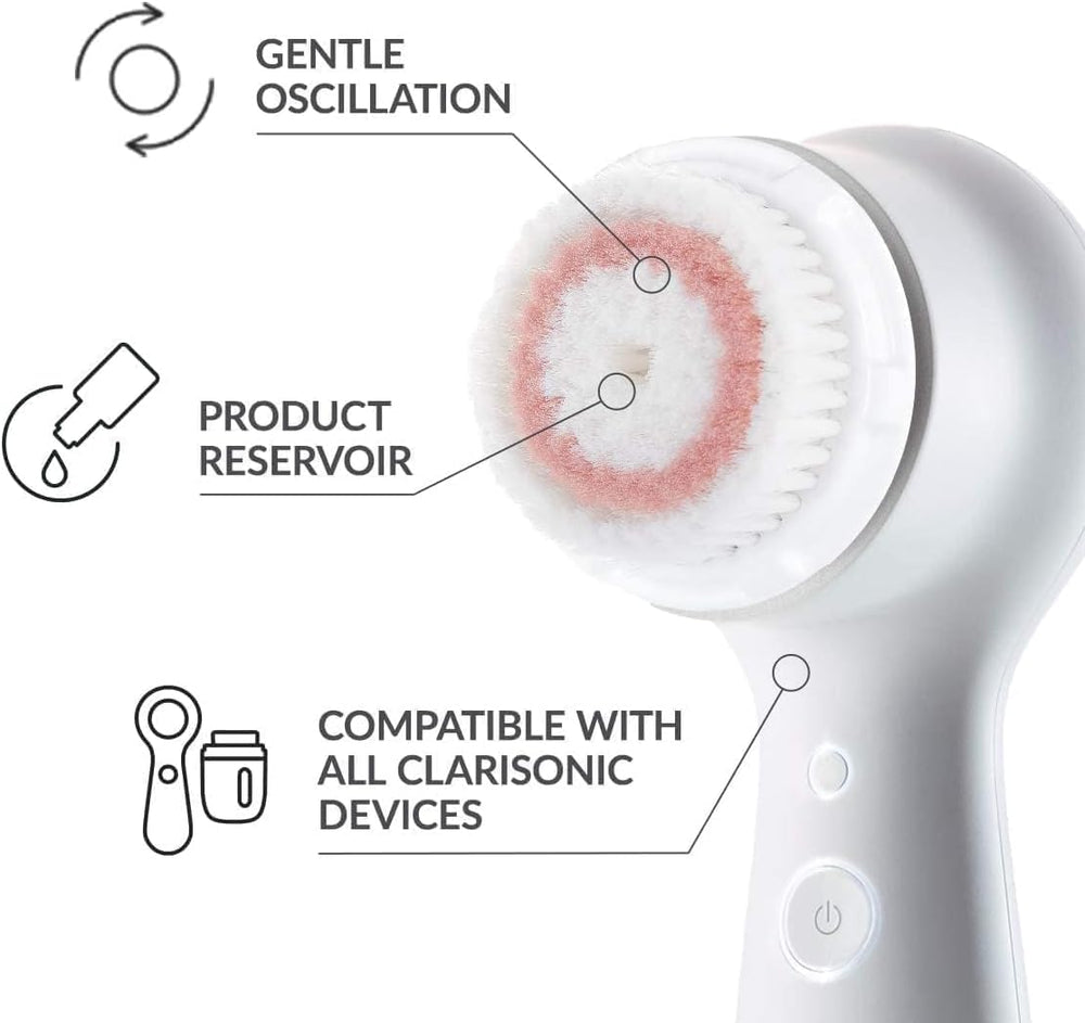 Clarisonic cleansing system two-speed dial for customizable cleansing