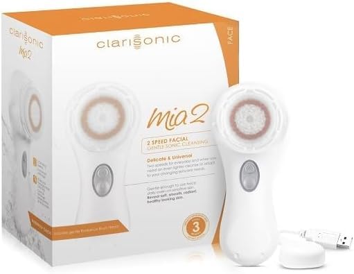 Clarisonic system used on various skin types for gentle cleansing