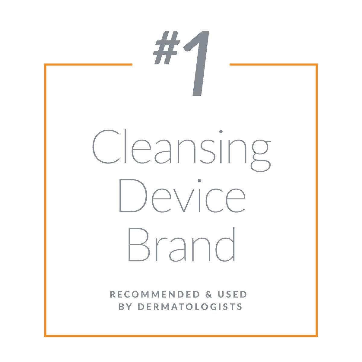 Clarisonic Radiance brush head for Smart Profile Uplift supports surface debris removal and glow.
