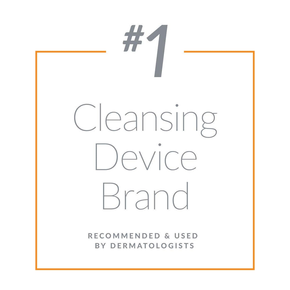 Clarisonic Radiance brush head for Smart Profile Uplift supports surface debris removal and glow.