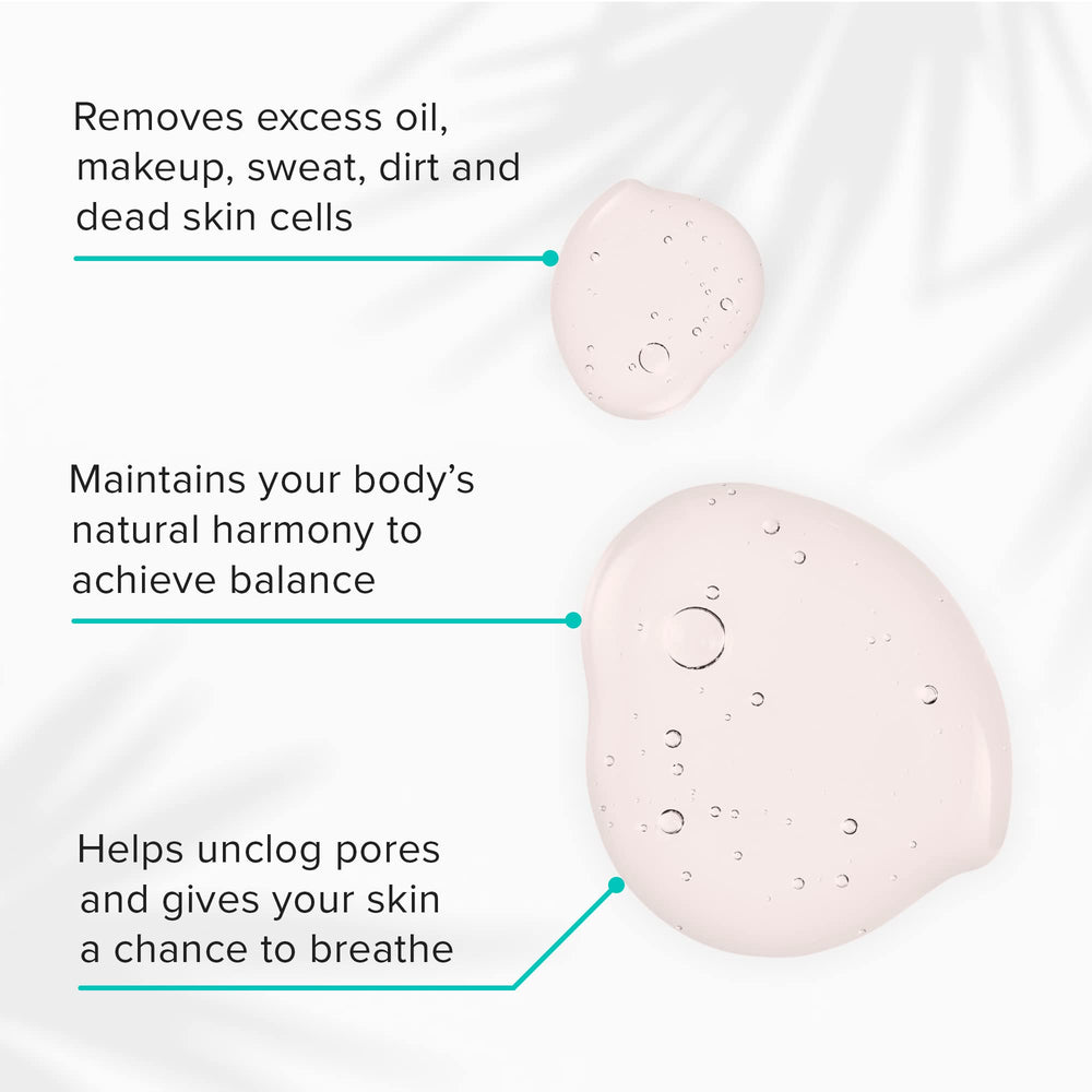 ClarityRx Cleanse Daily Face Wash with rose hip oil softens skin and supports elasticity.