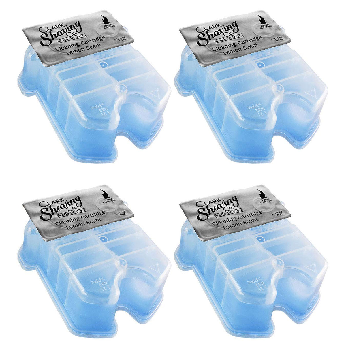 Clark Shaving Co refill cartridges for Braun Clean & Renew CCR 4-pack deliver a cleaner shave.