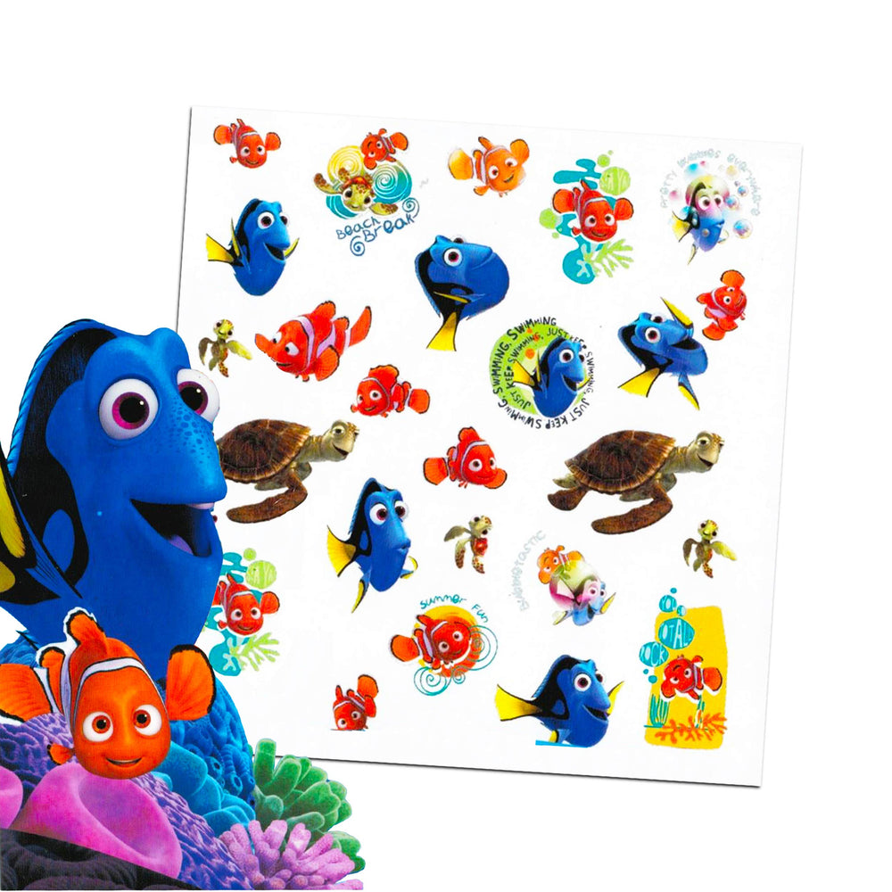 Classic Disney Frozen tattoo sheet, great for imaginative play and party decorations.