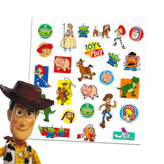 Classic Disney tattoos seven-pack bundle image, great for gift bags and kid parties.