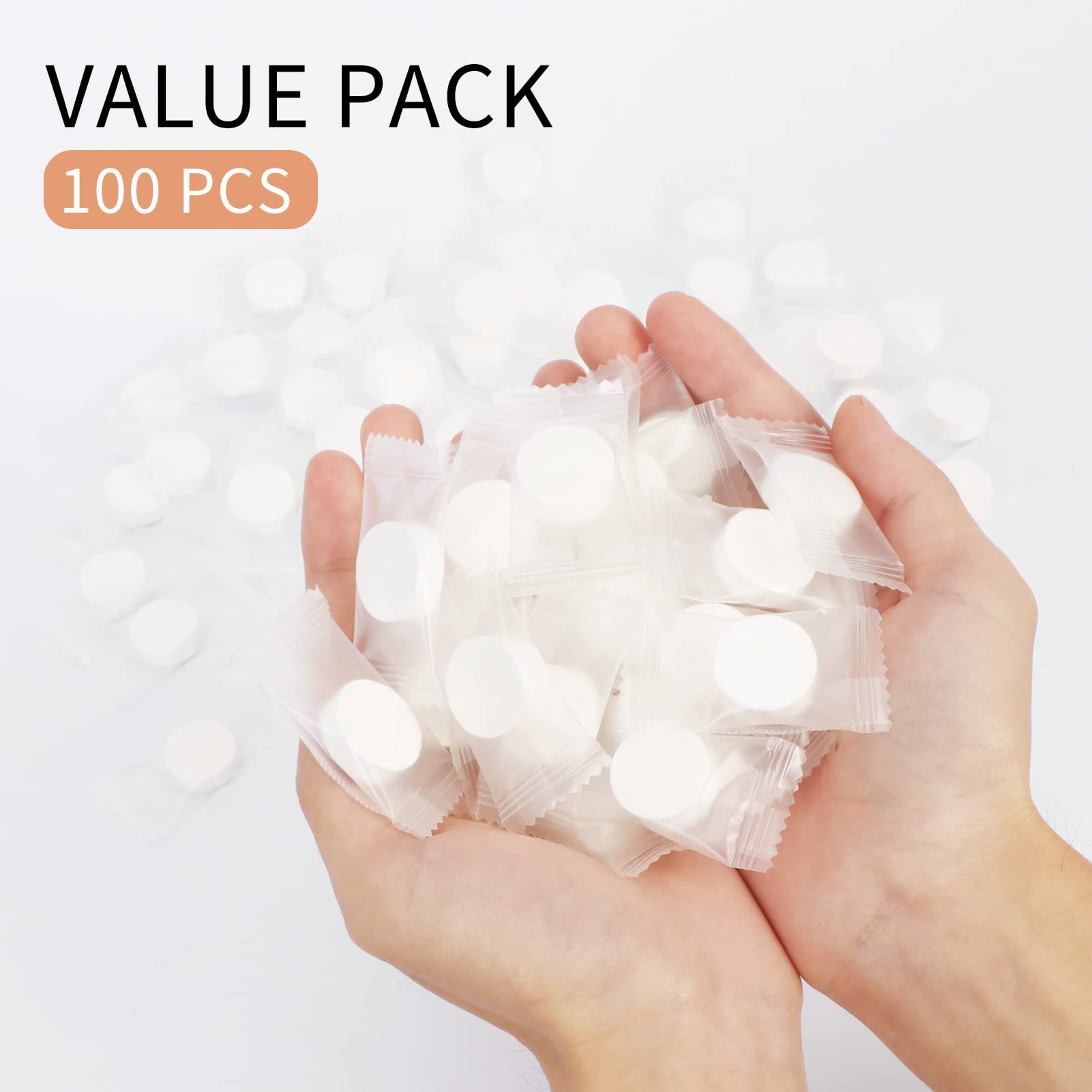 Classycoo 100 pcs pack—ample supply for travel kits.