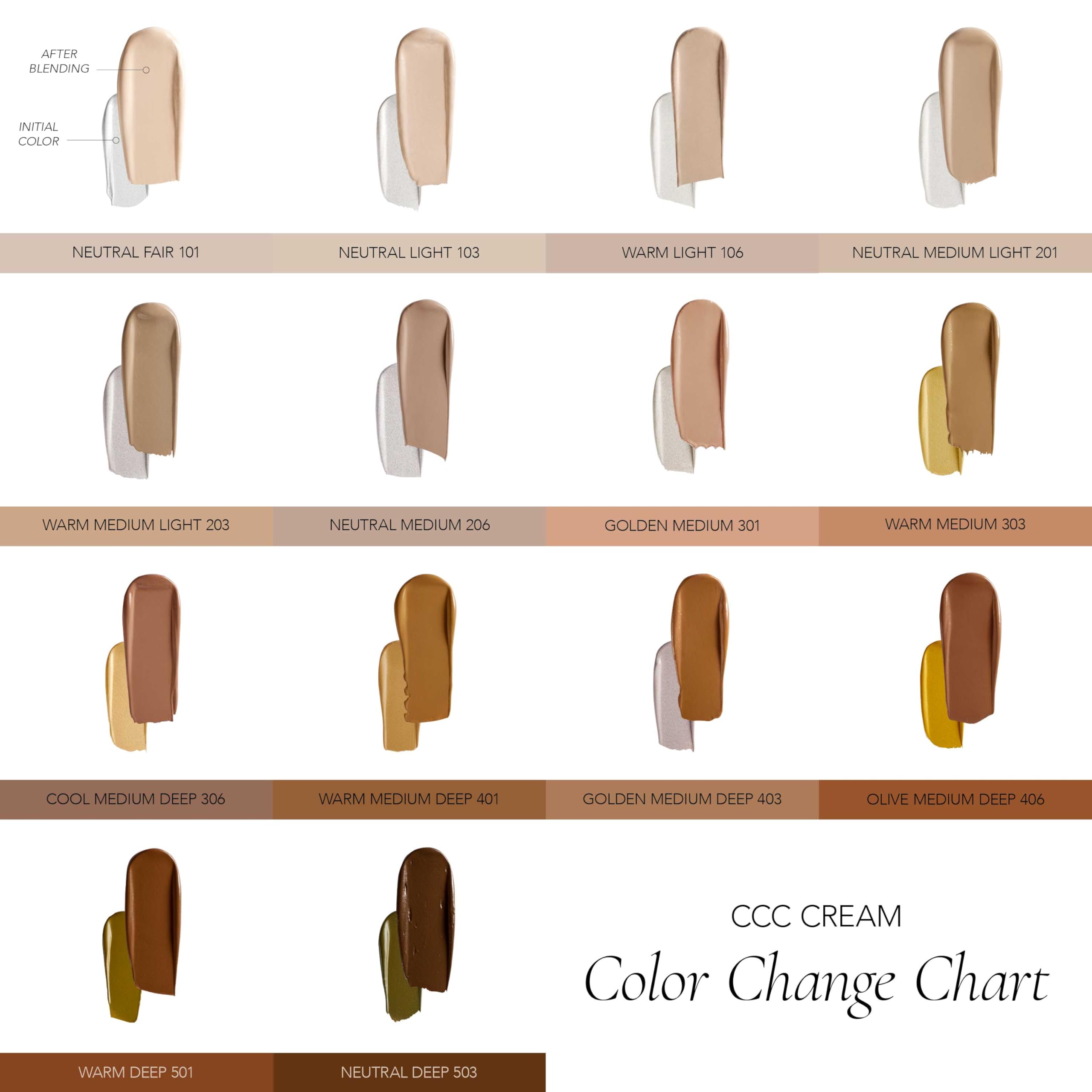 Efecto piel de vidrio con CLE CCC Cream para un brillo suave.