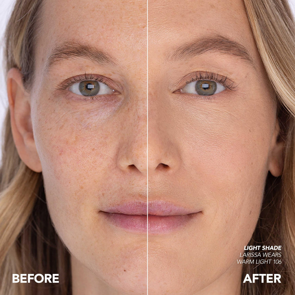 CLE Cosmetics CCC Cream glass skin look achieved with damp sponge and hydration