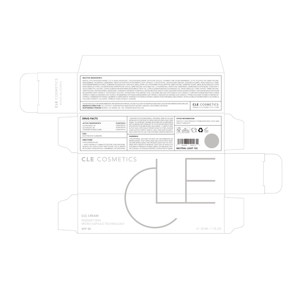 CLE Cosmetics CCC Cream minimalist routine image suggests fewer products for simpler days