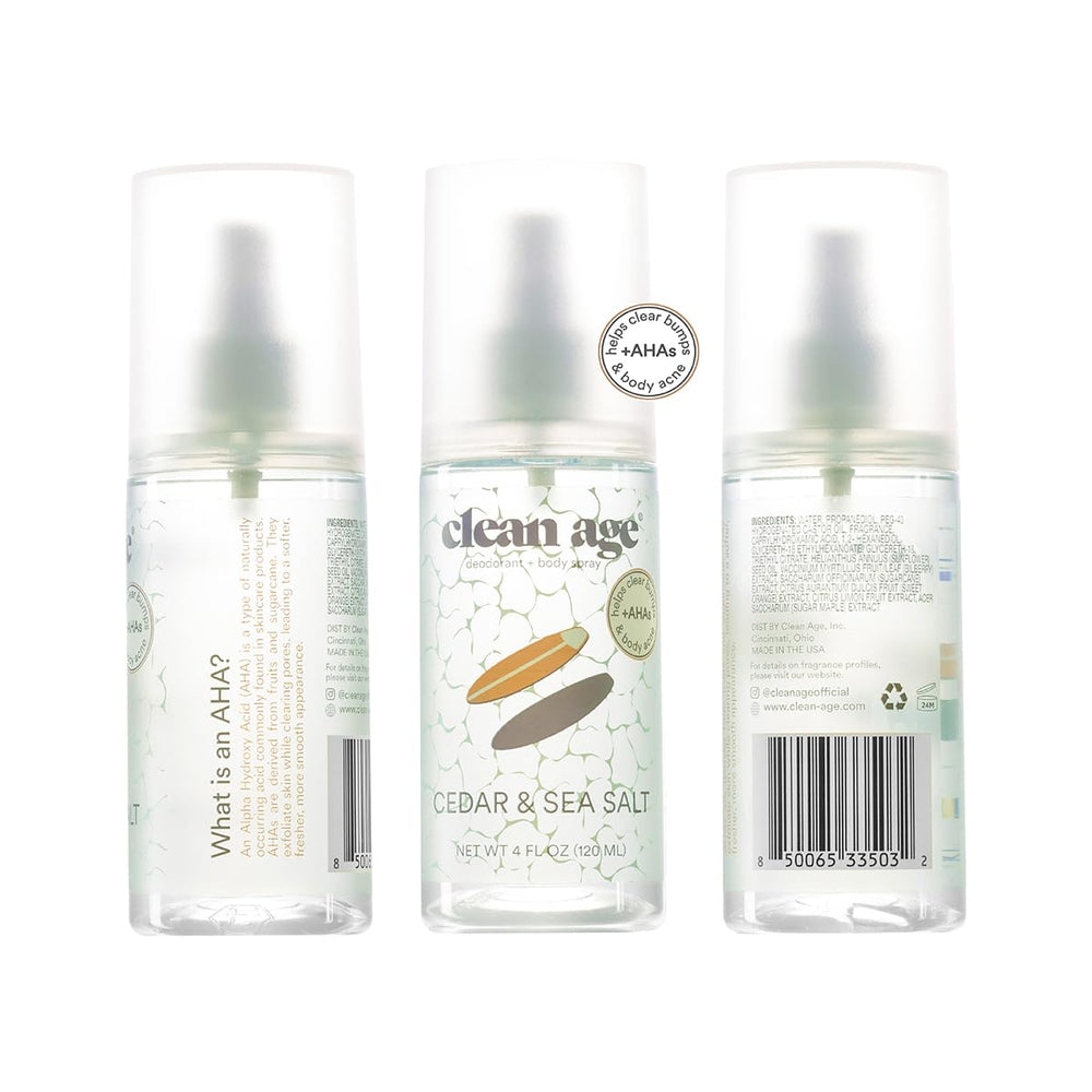Clean Age unisex design packaging suitable for teens of any gender