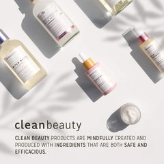 Clean Beauty Rosehip Oil ingredient close-up signaling antioxidant support.