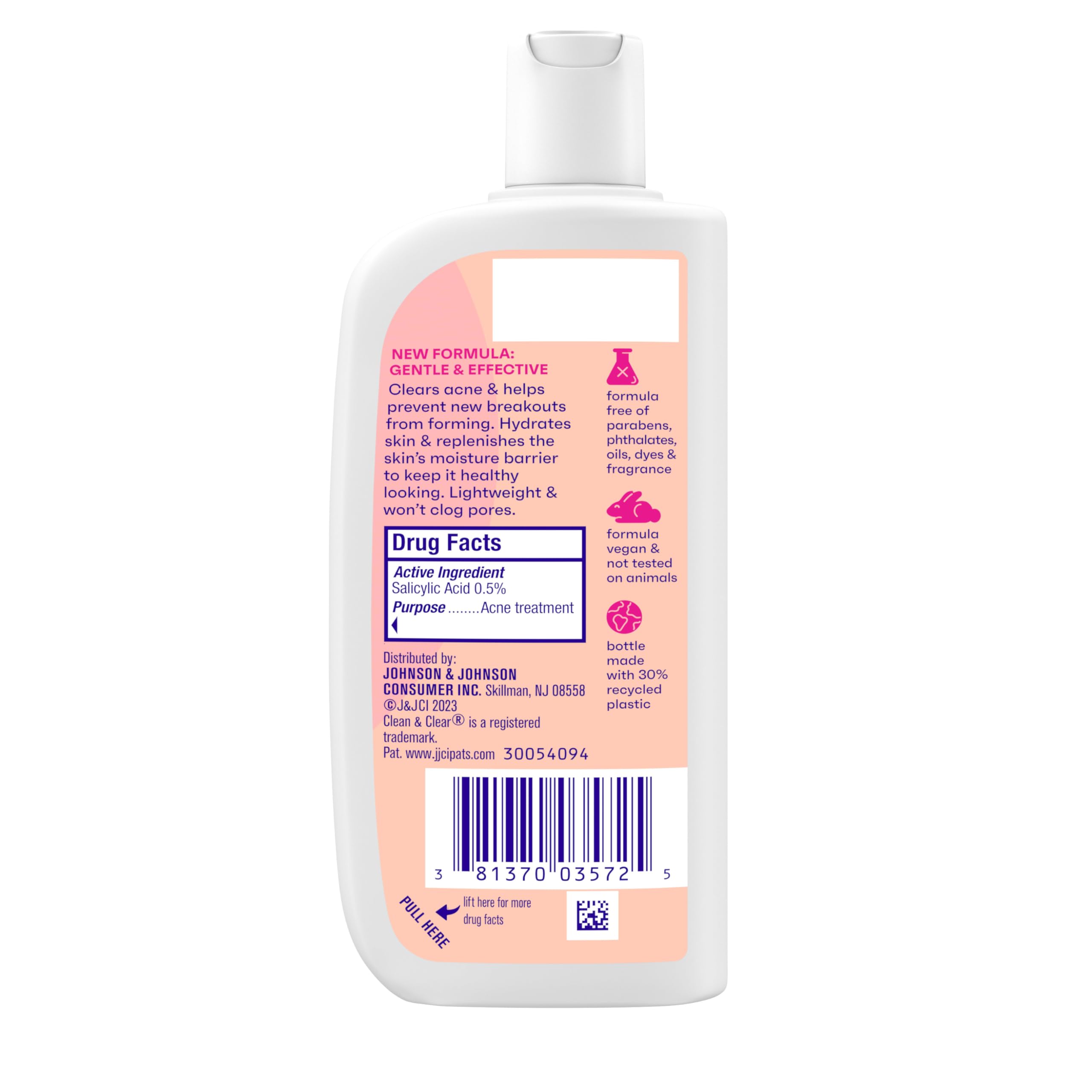 Clean & Clear Essentials step-ready three-step routine visual for simple skincare.