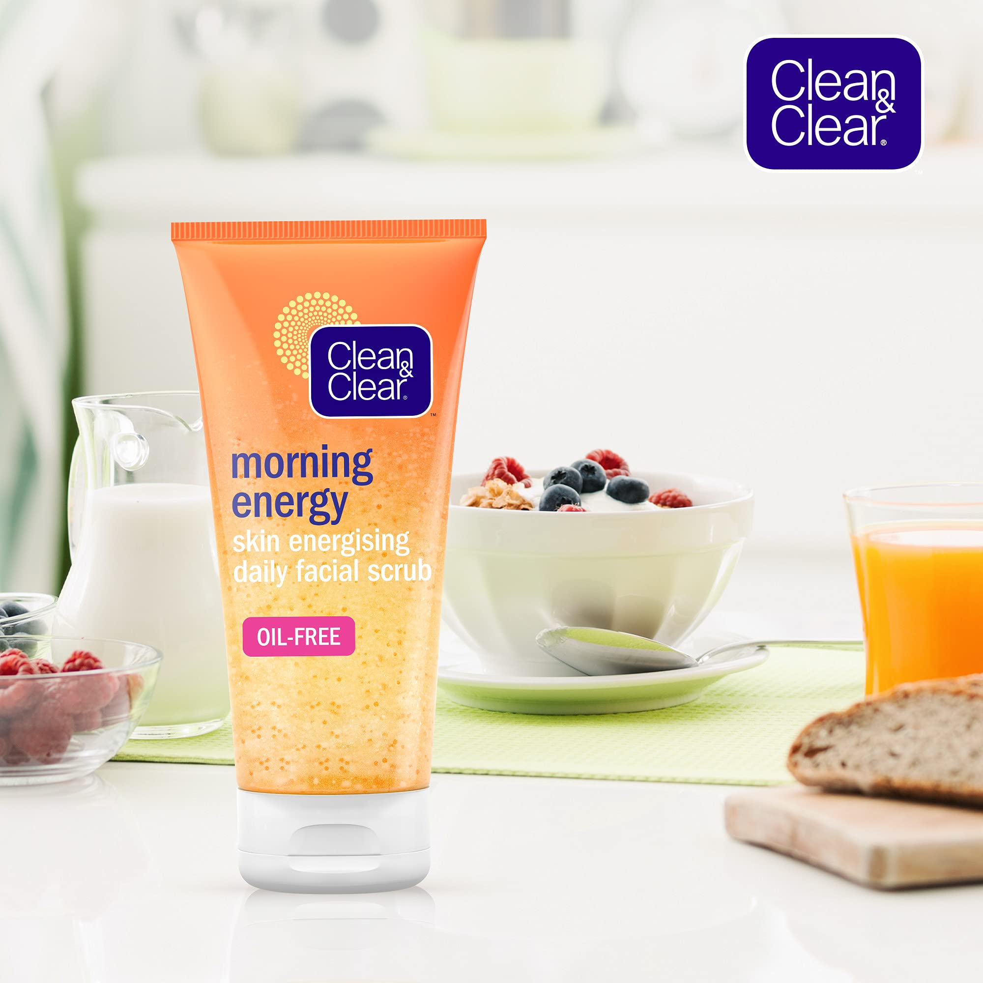 Clean & Clear Morning Energy fits into a busy morning routine for a quick boost.