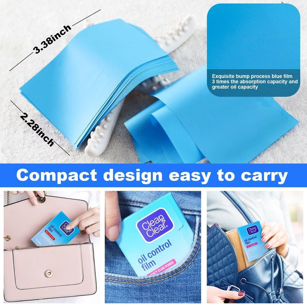 Clean & Clear Oil Control Film compact case ready for pockets.
